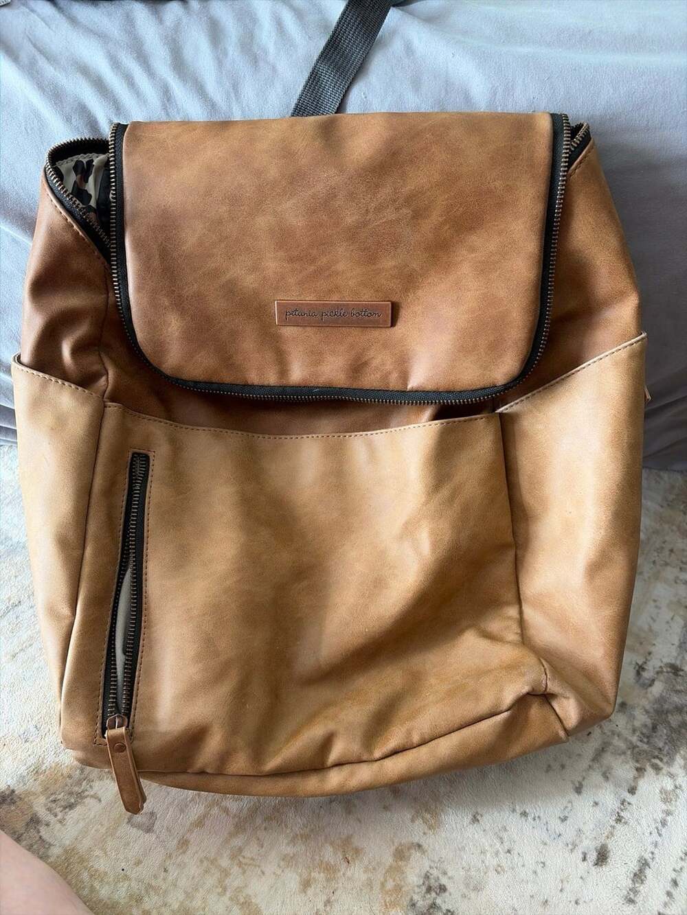 Petunia Pickle Bottom Tempo Backpack Diaper Bag - Brioche